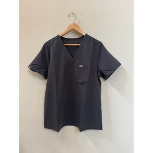 Figs Technical Collection Catarina One-Pocket Scrub Top Gray Size Large